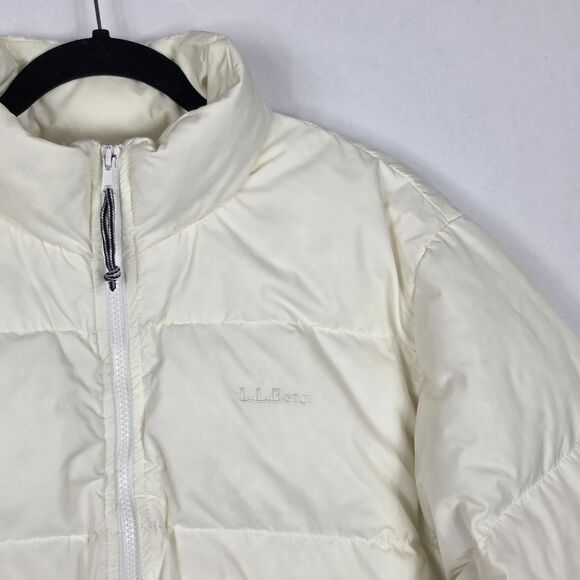 Vintage LL Bean Goose Down Puffer Jacket Women's Medium Stowaway Gorp Quilted - Picture 6 of 16